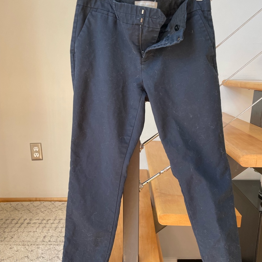 Banana Republic - Navy Ryan fit pants